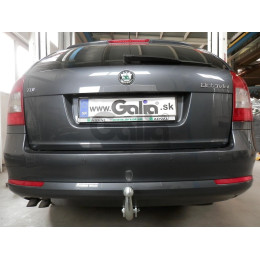 S086A GALIA Полностью оцинкованный фаркоп на Skoda Octavia II седан/универсал 2005-2013, Skoda Octavia Scout 2008-2013, в т.ч. 4WD. Подрозетник убирается за бампер. Тип шара: