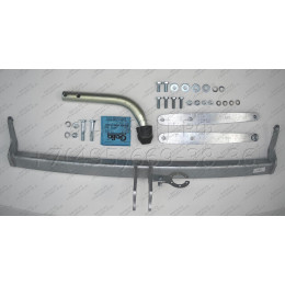 S086A GALIA Полностью оцинкованный фаркоп на Skoda Octavia II седан/универсал 2005-2013, Skoda Octavia Scout 2008-2013, в т.ч. 4WD. Подрозетник убирается за бампер. Тип шара: