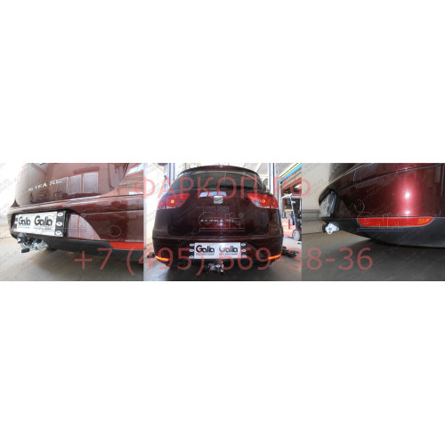 S092A GALIA Полностью оцинкованный фаркоп на SEAT Altea 2004-2015, в т.ч. Altea Freetrack / Altea XL. Тип шара: A. Подрезка бампера. Нагрузки: 1650/75 кг, масса фаркопа 17,01 кг