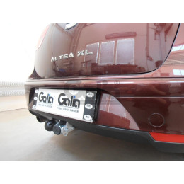 S092A GALIA Полностью оцинкованный фаркоп на SEAT Altea 2004-2015, в т.ч. Altea Freetrack / Altea XL. Тип шара: A. Подрезка бампера. Нагрузки: 1650/75 кг, масса фаркопа 17,01 кг