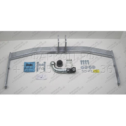 S092A GALIA Полностью оцинкованный фаркоп на SEAT Altea 2004-2015, в т.ч. Altea Freetrack / Altea XL. Тип шара: A. Подрезка бампера. Нагрузки: 1650/75 кг, масса фаркопа 17,01 кг