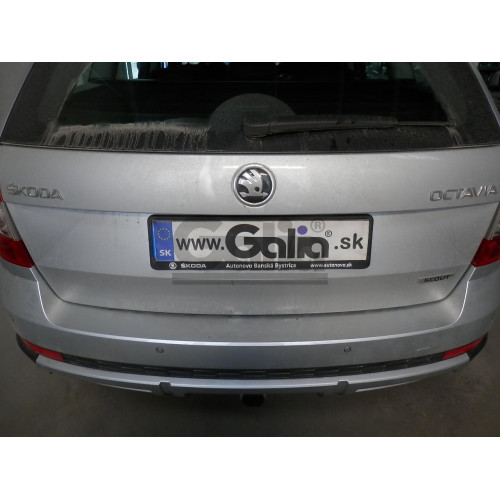 S105A GALIA Полностью оцинкованный фаркоп на Skoda Octavia III седан/универсал 2013-2020, Octavia IV седан/универсал 2020-, включая 4x4, включая Scout, Volkswagen Golf VII Sportsvan рестайлинг 2018-2020, Volkswagen T-Roc 2017-. Тип шара: A. Невидимый выре