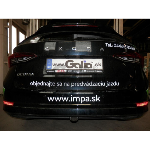 S105A GALIA Полностью оцинкованный фаркоп на Skoda Octavia III седан/универсал 2013-2020, Octavia IV седан/универсал 2020-, включая 4x4, включая Scout, Volkswagen Golf VII Sportsvan рестайлинг 2018-2020, Volkswagen T-Roc 2017-. Тип шара: A. Невидимый выре