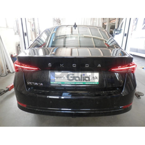 S105A GALIA Полностью оцинкованный фаркоп на Skoda Octavia III седан/универсал 2013-2020, Octavia IV седан/универсал 2020-, включая 4x4, включая Scout, Volkswagen Golf VII Sportsvan рестайлинг 2018-2020, Volkswagen T-Roc 2017-. Тип шара: A. Невидимый выре