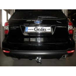 S106V GALIA Полностью оцинкованный фаркоп на Subaru Forester 2013-2018. Тип шара: AV (вертикальное быстросъемное крепление шара на ключе). Невидимый вырез ба