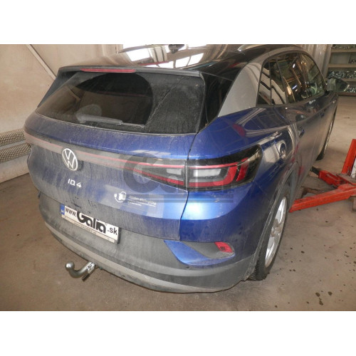 S142A GALIA Полностью оцинкованный фаркоп на Skoda Enyaq iV 2021-, Skoda Elroq 2024-, VW ID.4 2020-, VW ID.5 2022-, VW ID.7 2024-, VW ID.7 Tourer 2024-, Audi Q4 e-tron 2021-, Cupra Tavascan 2025-. Тип шара: A. Невидимый вырез бампера. Нагрузки: 1300/100 к