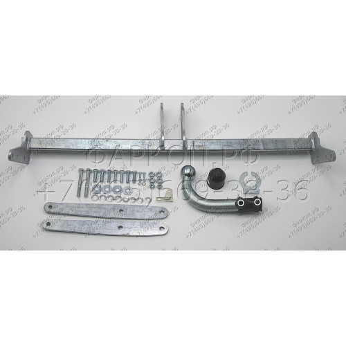 S142A GALIA Полностью оцинкованный фаркоп на Skoda Enyaq iV 2021-, Skoda Elroq 2024-, VW ID.4 2020-, VW ID.5 2022-, VW ID.7 2024-, VW ID.7 Tourer 2024-, Audi Q4 e-tron 2021-, Cupra Tavascan 2025-. Тип шара: A. Невидимый вырез бампера. Нагрузки: 1300/100 к