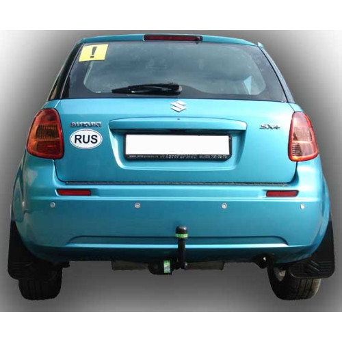 S404-A Лидер-плюс ТСУ для Suzuki SX4 2006-2013. Требуется подрезка бампера. Нагрузки: 1000/75 кг, масса фаркопа 15,12 кг (без электрики в комплекте)