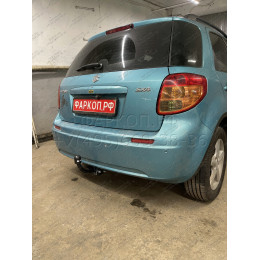 S404-A Лидер-плюс ТСУ для Suzuki SX4 2006-2013. Требуется подрезка бампера. Нагрузки: 1000/75 кг, масса фаркопа 15,12 кг (без электрики в комплекте)