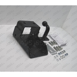 T-UAZ-01FC TAVIALS ТСУ со съемным шаром для УАЗ Hunter, 469, 3151, 31512, 31519, 2206, 3741, 37411, 3962, 3909, 39621, 452 без снятия и выреза бампера. Нагрузки: 1000/75 кг, масса фаркопа