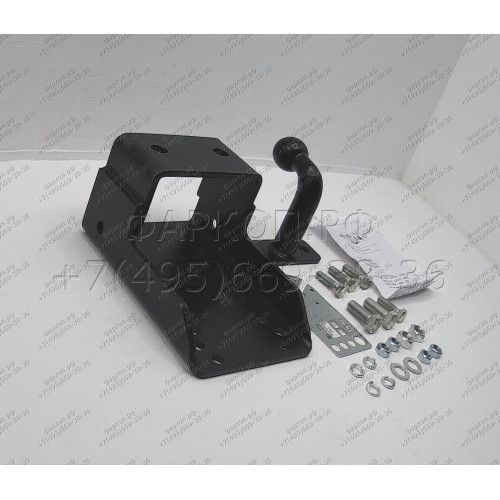 T-UAZ-01FC TAVIALS ТСУ со съемным шаром для УАЗ Hunter, 469, 3151, 31512, 31519, 2206, 3741, 37411, 3962, 3909, 39621, 452 без снятия и выреза бампера. Нагрузки: 1000/75 кг, масса фаркопа 8,54 кг (без электрики в комплекте)
