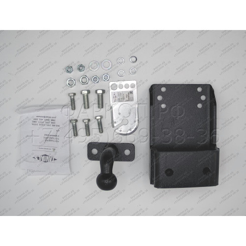 T-UAZ-01FC TAVIALS ТСУ со съемным шаром для УАЗ Hunter, 469, 3151, 31512, 31519, 2206, 3741, 37411, 3962, 3909, 39621, 452 без снятия и выреза бампера. Нагрузки: 1000/75 кг, масса фаркопа 8,54 кг (без электрики в комплекте)