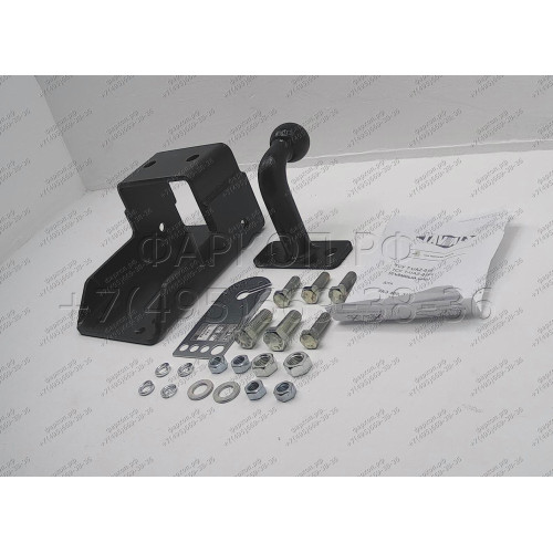 T-UAZ-01FC TAVIALS ТСУ со съемным шаром для УАЗ Hunter, 469, 3151, 31512, 31519, 2206, 3741, 37411, 3962, 3909, 39621, 452 без снятия и выреза бампера. Нагрузки: 1000/75 кг, масса фаркопа 8,54 кг (без электрики в комплекте)