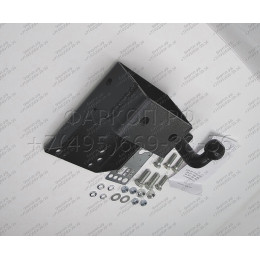 T-UAZ-01FC TAVIALS ТСУ со съемным шаром для УАЗ Hunter, 469, 3151, 31512, 31519, 2206, 3741, 37411, 3962, 3909, 39621, 452 без снятия и выреза бампера. Нагрузки: 1000/75 кг, масса фаркопа