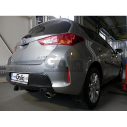 T056C GALIA Полностью оцинкованный фаркоп на Toyota Auris хетчбек 2007-2013, 2013-2018. Тип шара: C (горизонтальный съемный). Установка без снятия и выреза бампе