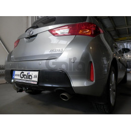 T056C GALIA Полностью оцинкованный фаркоп на Toyota Auris хетчбек 2007-2013, 2013-2018. Тип шара: C (горизонтальный съемный). Установка без снятия и выреза бампе