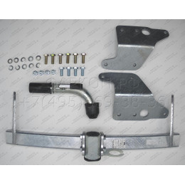 T056C GALIA Полностью оцинкованный фаркоп на Toyota Auris хетчбек 2007-2013, 2013-2018. Тип шара: C (горизонтальный съемный). Установка без снятия и выреза бампе