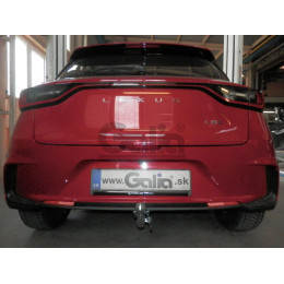 T079A GALIA Полностью оцинкованный фаркоп на Toyota Yaris Cross 2021-, Lexus LBX 2024-. Тип шара: A. Невидимый вырез бампера. Нагрузки: 1400/75 кг, масса фаркопа 15,02 кг