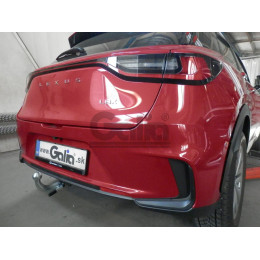T079A GALIA Полностью оцинкованный фаркоп на Toyota Yaris Cross 2021-, Lexus LBX 2024-. Тип шара: A. Невидимый вырез бампера. Нагрузки: 1400/75 кг, масса фаркопа 15,02 кг