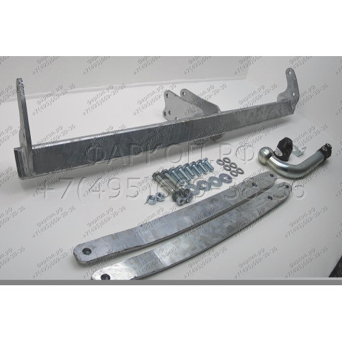 T079A GALIA Полностью оцинкованный фаркоп на Toyota Yaris Cross 2021-, Lexus LBX 2024-. Тип шара: A. Невидимый вырез бампера. Нагрузки: 1400/75 кг, масса фаркопа 15,02 кг