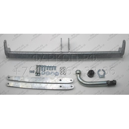 T079A GALIA Полностью оцинкованный фаркоп на Toyota Yaris Cross 2021-, Lexus LBX 2024-. Тип шара: A. Невидимый вырез бампера. Нагрузки: 1400/75 кг, масса фаркопа 15,02 кг