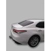 T124-A Лидер-плюс ТСУ для Toyota Camry XV70 2017-2023. Требуется подрезка бампера. Нагрузки: 900/75 кг, масса фаркопа 13 кг, требуется 1 сверление (без электрики в комплекте)