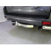 TCU00061 ТСС Фаркоп на Toyota Land Cruiser Prado 150 2009-2023 с накладкой с надписью Land Cruiser без подрезки бампера. Тип шара: F. Нагрузки: 1800/120 кг