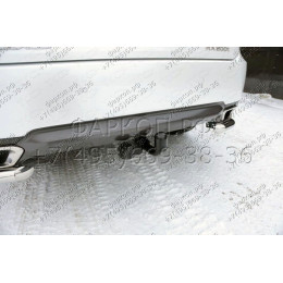 TCU00067 ТСС Фаркоп оцинкованный на Lexus RX200t Sport 2015-2022 без подрезки бампера. Тип шара: A. Нагрузки: 1250/75 кг