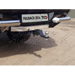 TCU00092 ТСС Распродажа! Фаркоп оцинкованный на Fiat Fullback 2016-2019 (только для а/м без заднего бампера) с накладкой с надписью Fullback. Тип шара: E (шаровы