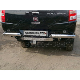 TCU00092 ТСС Распродажа! Фаркоп оцинкованный на Fiat Fullback 2016-2019 (только для а/м без заднего бампера) с накладкой с надписью Fullback. Тип шара: E (шаровы