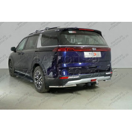 TCU00181N ТСС Фаркоп на Kia Carnival 2021-. Требуется подрезка бампера. Тип шара: E (шаровый узел под американский квадрат с нержавеющим шаром). Нагрузки: 