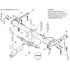 TCU00381 ТСС Фаркоп оцинкованный на Jetour X90 Plus 2WD 2023-, Jetour X70 Plus 2WD 2023-. Требуется подрезка бампера. Тип шара: E (шаровый узел под американский квадрат). Нагрузки: 1000/75 кг