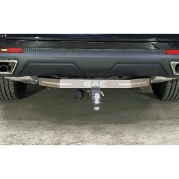 TCU00397 ТСС Фаркоп на GAC GS8 II 2023- (V - 2.0T 4WD). Невидимая подрезка бампера. Тип шара: E (шаровый узел под американский квадрат). Нагрузки: 1250/75 кг