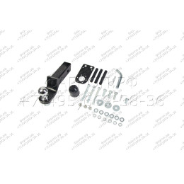H.T40.E HALTY Фаркоп на Toyota Alphard 2002-2008 без подрезки бампера. Тип шара: E. Нагрузки: 750/75 кг, масса фаркопа 17,3 кг