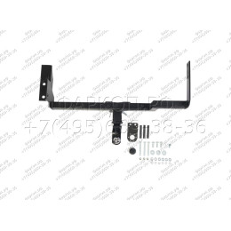 H.T40.E HALTY Фаркоп на Toyota Alphard 2002-2008 без подрезки бампера. Тип шара: E. Нагрузки: 750/75 кг, масса фаркопа 17,3 кг