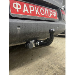 K112-A Лидер-плюс ТСУ для Kia Sportage 2010-2015, Hyundai ix35 2010-2015 без снятия и выреза бампера. Нагрузки: 1500/75 кг, масса фаркопа 17,52 кг (без электрики в комплект