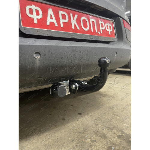 K112-A Лидер-плюс ТСУ для Kia Sportage 2010-2015, Hyundai ix35 2010-2015 без снятия и выреза бампера. Нагрузки: 1500/75 кг, масса фаркопа 17,52 кг (без электрики в комплекте)