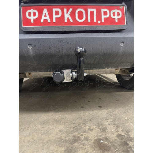K112-A Лидер-плюс ТСУ для Kia Sportage 2010-2015, Hyundai ix35 2010-2015 без снятия и выреза бампера. Нагрузки: 1500/75 кг, масса фаркопа 17,52 кг (без электрики в комплекте)