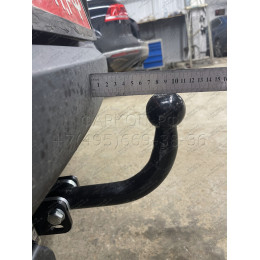 K112-A Лидер-плюс ТСУ для Kia Sportage 2010-2015, Hyundai ix35 2010-2015 без снятия и выреза бампера. Нагрузки: 1500/75 кг, масса фаркопа 17,52 кг (без электрики в комплект