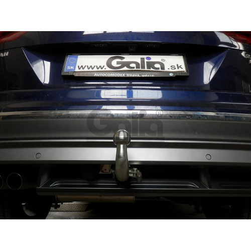 V069V GALIA Полностью оцинкованный фаркоп на Volkswagen Tiguan 2007-2016, Tiguan 2 2016-2024, Tiguan 3 2024-, VW Tayron 2024-, Audi Q3 2011-2019, 2019-2025, 2025-, SEAT Tarraco 2018-2024, 2024-. Подрозетник убирается за бампер. Тип шара: AV (вертикальное 