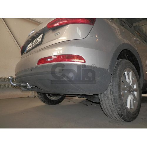 V069V GALIA Полностью оцинкованный фаркоп на Volkswagen Tiguan 2007-2016, Tiguan 2 2016-2024, Tiguan 3 2024-, VW Tayron 2024-, Audi Q3 2011-2019, 2019-2025, 2025-, SEAT Tarraco 2018-2024, 2024-. Подрозетник убирается за бампер. Тип шара: AV (вертикальное 