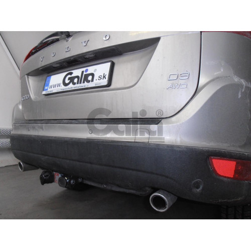 V070C GALIA Полностью оцинкованный фаркоп на Volvo XC60 2008-2017. Тип шара: C (горизонтальный съемный). Невидимый вырез бампера. Нагрузки: 2100/90 кг, масса фаркопа 16,57 кг