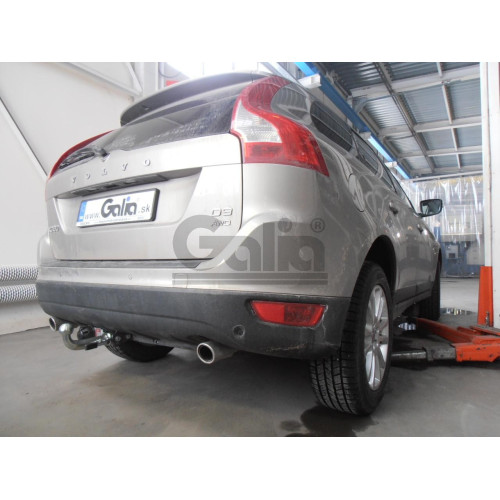 V070C GALIA Полностью оцинкованный фаркоп на Volvo XC60 2008-2017. Тип шара: C (горизонтальный съемный). Невидимый вырез бампера. Нагрузки: 2100/90 кг, масса фаркопа 16,57 кг
