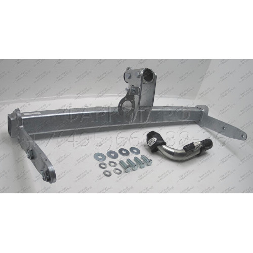V079C GALIA Полностью оцинкованный фаркоп на Volvo S80 2006-2016, Volvo V70 2007-2016. Подрозетник убирается за бампер. Тип шара: C (горизонтальный съемный). Невидимый вырез бампера. Нагрузки: 2100/90 кг, масса фаркопа 15,87 кг
