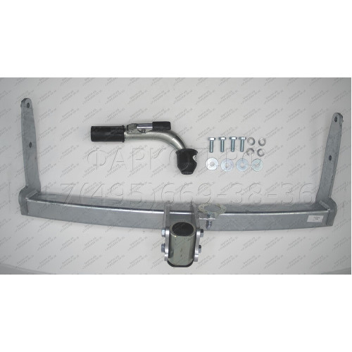 V079C GALIA Полностью оцинкованный фаркоп на Volvo S80 2006-2016, Volvo V70 2007-2016. Подрозетник убирается за бампер. Тип шара: C (горизонтальный съемный). Невидимый вырез бампера. Нагрузки: 2100/90 кг, масса фаркопа 15,87 кг