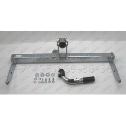 V079C GALIA Полностью оцинкованный фаркоп на Volvo S80 2006-2016, Volvo V70 2007-2016. Подрозетник убирается за бампер. Тип шара: C (горизонтальный съемный). Невиди