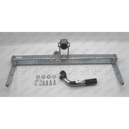 V079C GALIA Полностью оцинкованный фаркоп на Volvo S80 2006-2016, Volvo V70 2007-2016. Подрозетник убирается за бампер. Тип шара: C (горизонтальный съемный). Невидимый вырез бампера. Нагрузки: 2100/90 кг, масса фаркопа 15,87 кг