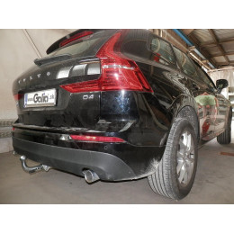 V083A GALIA Полностью оцинкованный фаркоп на Volvo XC90 2015-, Volvo XC60 2017-. Подрозетник убирается за бампер. Тип шара: A. Невидимый вырез бампера. Нагрузки: 