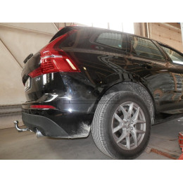 V083A GALIA Полностью оцинкованный фаркоп на Volvo XC90 2015-, Volvo XC60 2017-. Подрозетник убирается за бампер. Тип шара: A. Невидимый вырез бампера. Нагрузки: 
