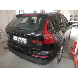 V083A GALIA Полностью оцинкованный фаркоп на Volvo XC90 2015-, Volvo XC60 2017-. Подрозетник убирается за бампер. Тип шара: A. Невидимый вырез бампера. Нагрузки: 